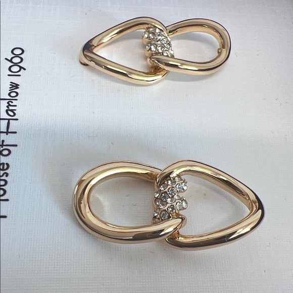 House of Harlow 1960 | Double Loop Gem Earrings ✨ - Picture 4 of 6
